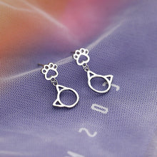 Load image into Gallery viewer, GIFTSIMS Cat Paw Earrings Jewelry
