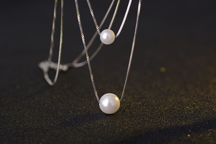 Pearl Love Double-layer Necklace