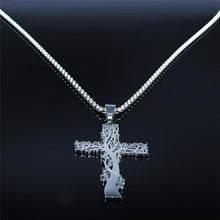 Load image into Gallery viewer, Tree Of Life Cross Pendant Necklace
