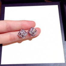 Load image into Gallery viewer, Flower AAA Zircon Earrings Jewelry
