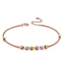 Load image into Gallery viewer, 925 Sterling Silver Bracelet Exquisite Rose Gold Bead Bracelet For Woman Jewelry
