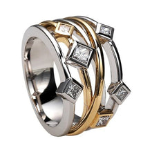 Load image into Gallery viewer, Geometric Cross Shaped Women Finger Rings
