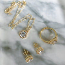 Carica l&#39;immagine nel visualizzatore di Gallery, 18K Gold Zircon Jewelry Sets Jewelry
