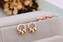 Load image into Gallery viewer, IMS color Roman Numerals Stud Earrings
