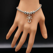 Load image into Gallery viewer, Christmas Angel Stainless Steel Bracelet
