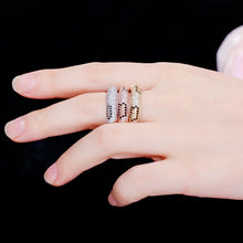 Ladda upp bild till gallerivisning, Hot Shiny Micro Pave Round Finger Ring Jewelry for Women
