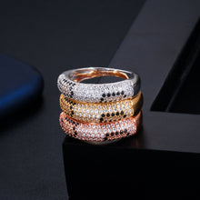 Charger l&#39;image dans la galerie, Hot Shiny Micro Pave Round Finger Ring Jewelry for Women
