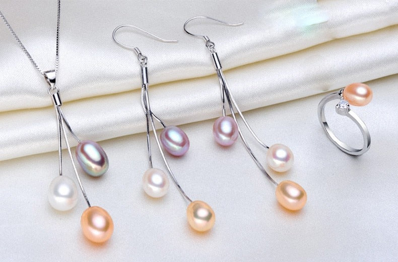 Gifts Multi color Freshwater Pearl Set