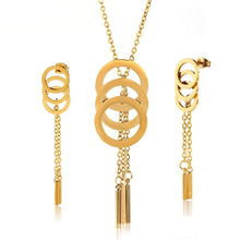 Load image into Gallery viewer, Tassel Stainless Steel Jewelry Sets For Women

