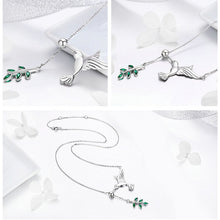Load image into Gallery viewer, 925 Sterling Silver Hummingbirds Birds Pendant Necklace For Women
