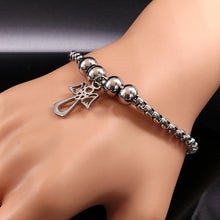 Load image into Gallery viewer, Christmas Angel Stainless Steel Bracelet

