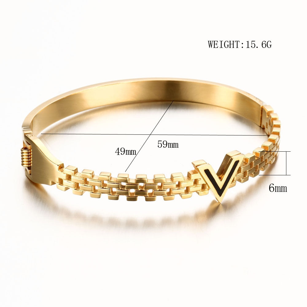 V Design Bracelets & Bangles