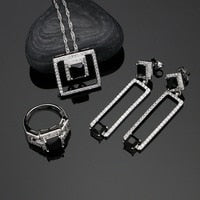 Load image into Gallery viewer, GIFTSIMS Black 925 Silver jewelry tool sets for woman
