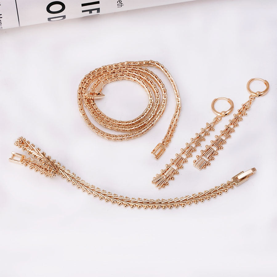 3 Pcs Tank Chain Jewelry Sets for Women