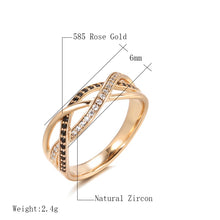 Load image into Gallery viewer, Geometric Line Cross Rings for Women
