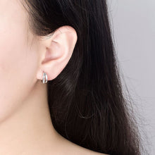 Carica l&#39;immagine nel visualizzatore di Gallery, 925 Silver Cute Hoop Earrings For Women
