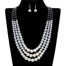 Load image into Gallery viewer, Exaggerated Stranded Beaded Pearls Jewelry Sets
