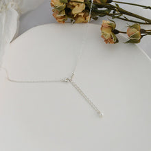 Load image into Gallery viewer, 925 Sterling Silver Smile Necklace Natural Freshwater Pearl Jewelry

