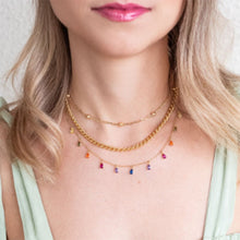 Load image into Gallery viewer, Pearl Fancy Chain Choker Necklace
