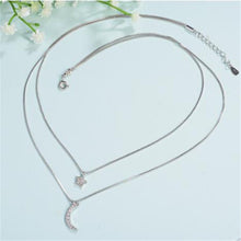 Charger l&#39;image dans la galerie, GiftsIMS 925 Sterling Silver Micro Zirconia Moon Star Jewelry Sets For Women - GiftsIMS
