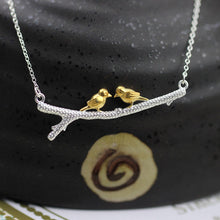 Cargar imagen en el visor de la galería, 925 Sterling Silver birdie gold Necklaces For Women
