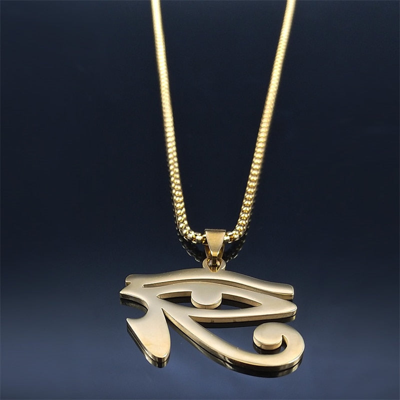 Egyptian Eyes Horas Chain Necklaces