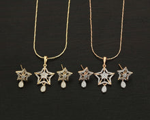 Charger l&#39;image dans la galerie, Star Shaped Gold Plated Charm Set Women Girl jewerly
