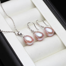 Lade das Bild in den Galerie-Viewer, pink GIFTSIMS Natural Pearl silver925 Set
