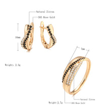 Load image into Gallery viewer, Modern Black Natural Zircon Sets for Women
