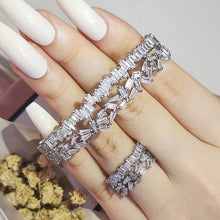 Charger l&#39;image dans la galerie, 2022 Luxury silver Jewelry Set for Women

