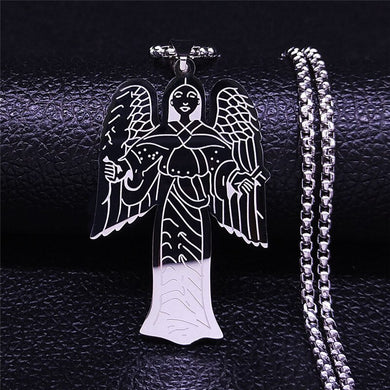 Angel stainless steel Necklaces