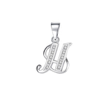 Load image into Gallery viewer, 925 Sterling Silver 26 Letter Shiny DIY Accessories For Women Jewelry
