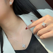 Cargar imagen en el visor de la galería, Four-leaf Clover Silver Bride Dubai Jewelry Sets for Women
