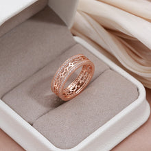 Charger l&#39;image dans la galerie, 585 Rose Gold Natural Zircon Micro Inlay Vintage Rings
