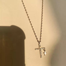 Load image into Gallery viewer, 925 Sterling Silver Cross Necklace

