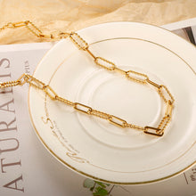 Charger l&#39;image dans la galerie, Paperclip Link Chain Choker Cuban Link Trendy Necklace Jewelry
