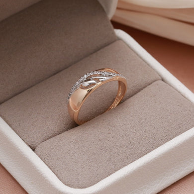 585 Two Color Luxury Rings For Women