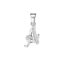 Charger l&#39;image dans la galerie, 925 Sterling Silver 26 Letter Shiny DIY Accessories For Women JewelryA

