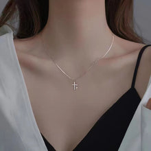 Load image into Gallery viewer, 925 Sterling Silver Cross Necklace
