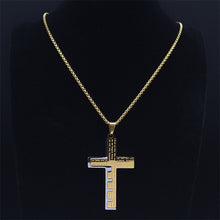 Charger l&#39;image dans la galerie, Retro Cross Christian Church Prayer Necklace
