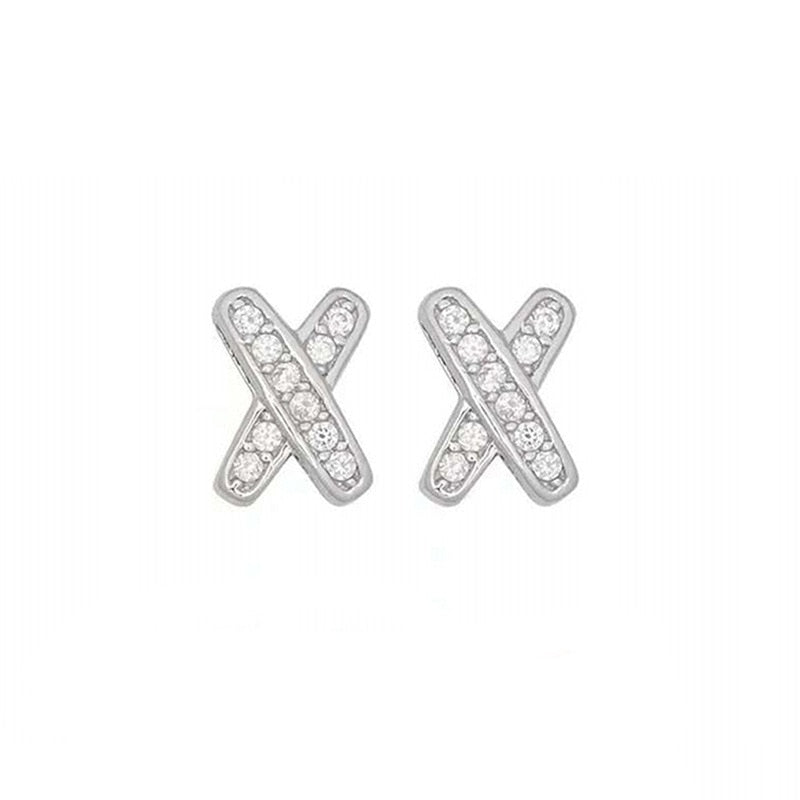 Trendy Letter X Earrings for Women