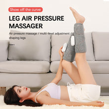 Cargar imagen en el visor de la galería, Electric Leg Calf Massager Full Pressotherapy Muscle Pain Relief Relax Recharge

