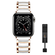Load image into Gallery viewer, IMS apple watch luxury Ceramics Stainless Steel Business Bracelet
