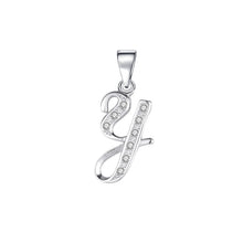 Load image into Gallery viewer, 925 Sterling Silver 26 Letter Shiny DIY Accessories For Women Jewelry y
