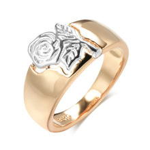 Carica l&#39;immagine nel visualizzatore di Gallery, 585 Rose Two Color Fine Jewelry rings
