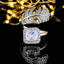Load image into Gallery viewer, Luxury Trendy leaf Adjustable Ring for Women
