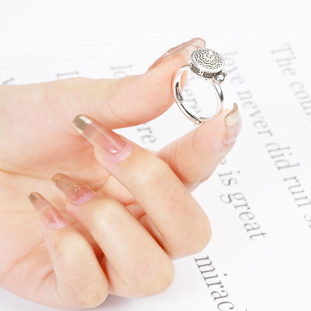 Retro Traditional Anxiety Relief Adjustable Ring for Women