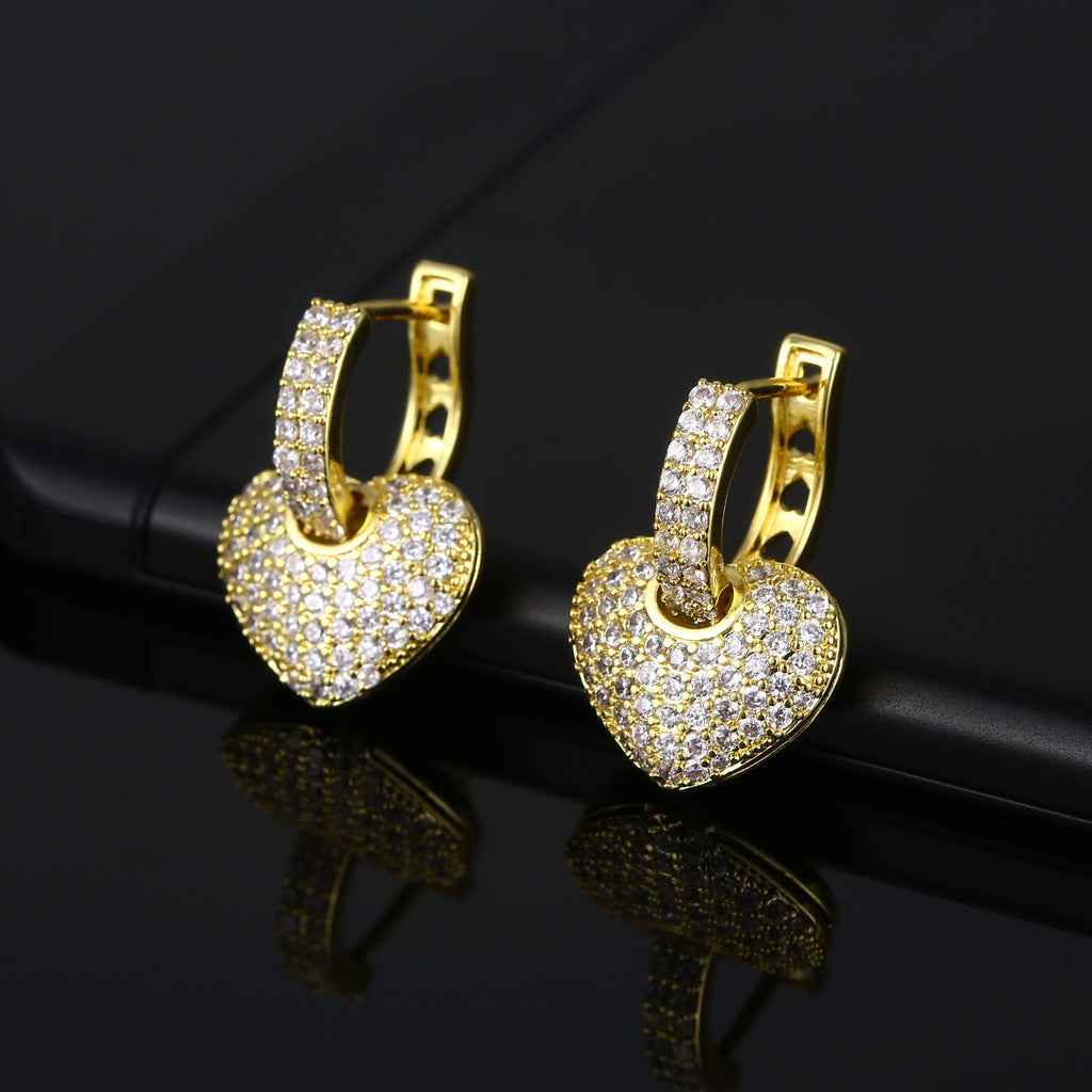 2023 Heart Earrings for Women Jewelry