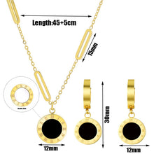 Load image into Gallery viewer, Doube Side Roman Numeral Set Jewelry
