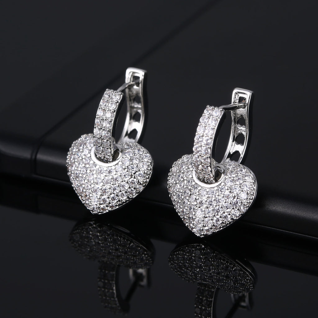 2023 Heart Earrings for Women Jewelry